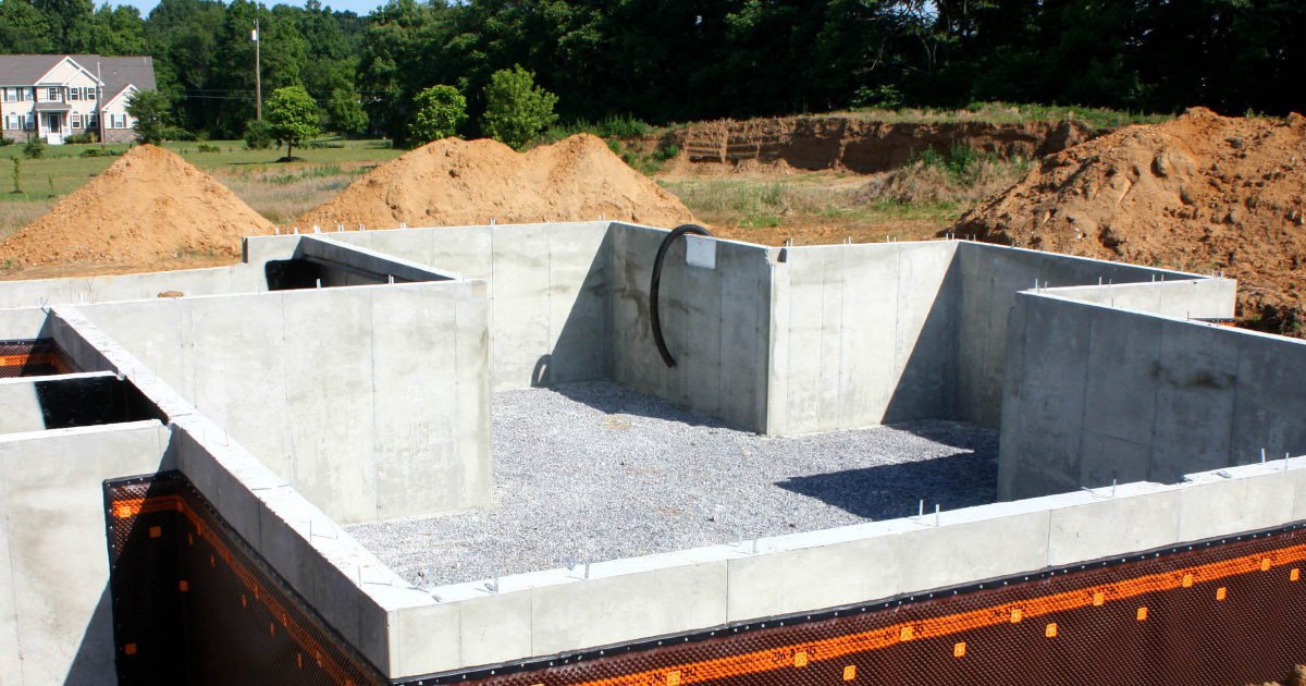 Заказать фундамент с подвалом Беслан. Заказать под ключ цена от 3582 руб/м3